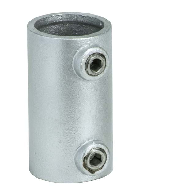 Cast Iron or Aluminum  Zip Rail Pipe Fittings Straight Coupling