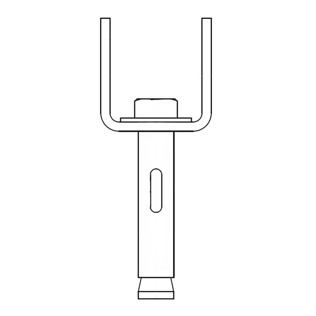 Galvanized Double Head Anchor With Concrete Expansion Bolt Model # MICS2