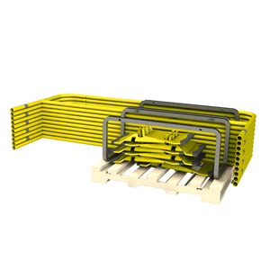 Universal Guardrail Stack Rack Kit with UCC Base