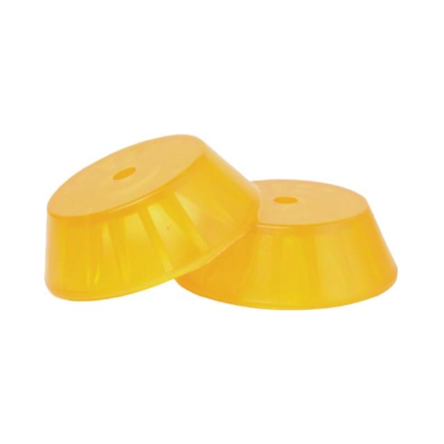3 in. Amber PVC End Bell with 1/2 in. Shaft