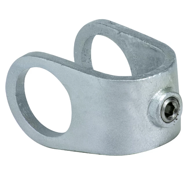 13719 Tie Down Engineering Zip Rail Pipe Fittings Clamp On Crossover | Cast Iron or Aluminum Options | For Roof Guardrails | OSHA Compliant | Roofing Tools and Accessories