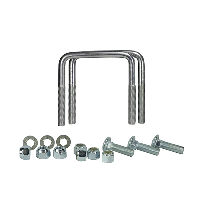 Tie Down 86328 1/2 in.-13 3-1/16 in. 4-5/16 in. Zinc Plated Square U-Bolt Kits