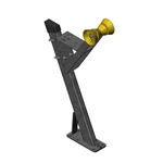 Tie Down 43589R Bow Stand Hd W/Roller And End Bells