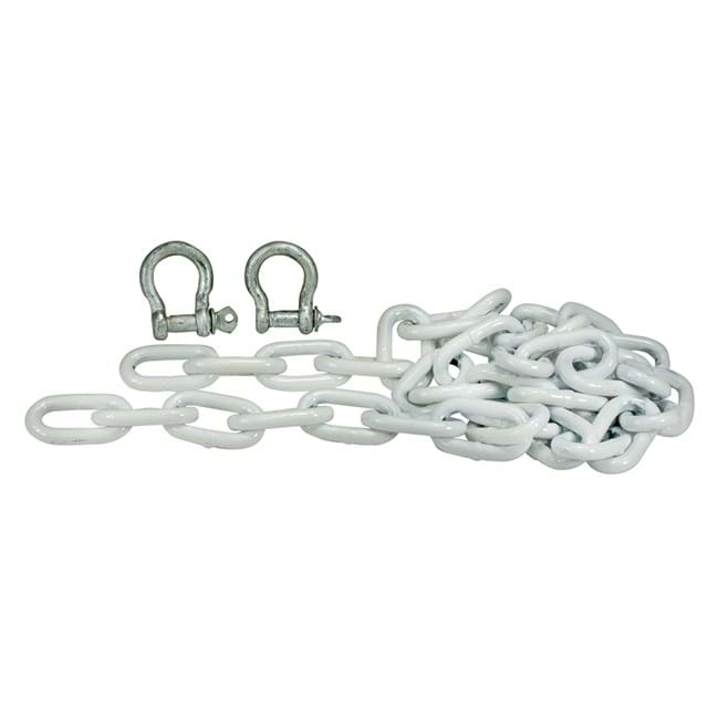 4 ft. White POLYMER COATED anchor chain