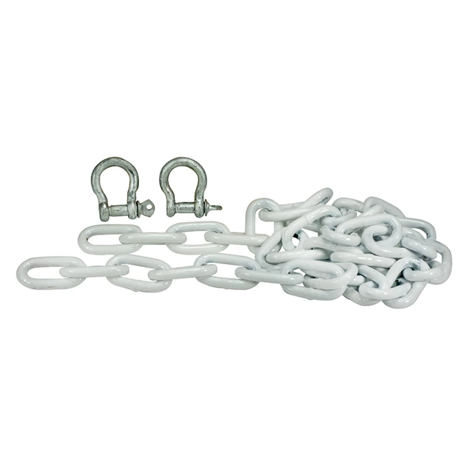 Tie Down 95215 4 ft. White POLYMER COATED anchor chain