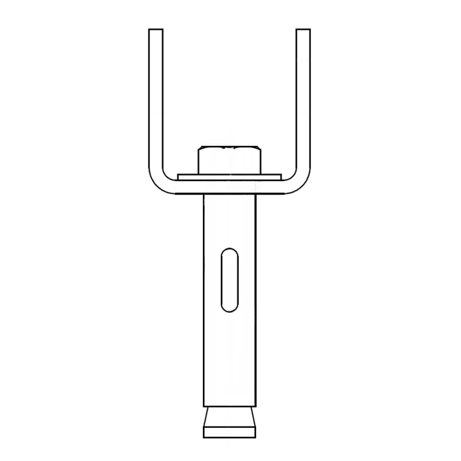 Tie Down 59124 Galvanized Double Head Anchor With Concrete Expansion Bolt Model # MICS2
