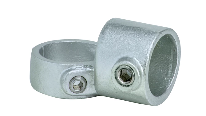 13704 Tie Down Engineering Zip Rail Pipe Fittings Railing Base Flange | Cast Iron or Aluminum Options | For Roof Guardrails | OSHA Compliant | Roofing Tools and Accessories