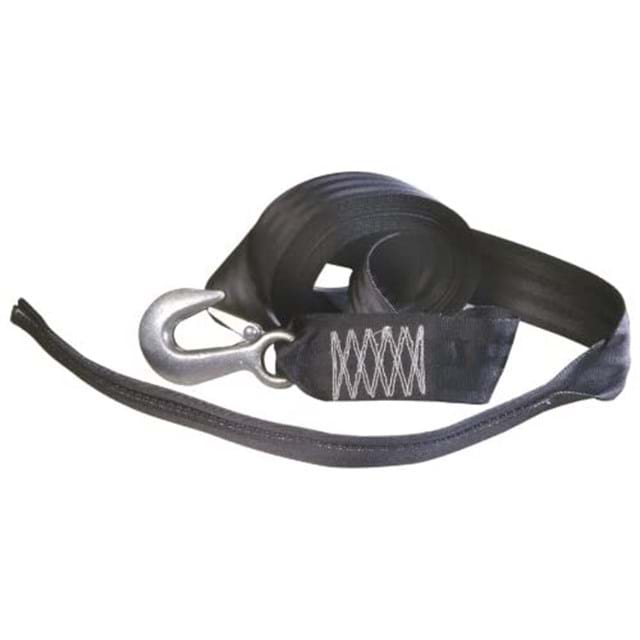 2 in. x 20 ft. Winch Strap with Tail, 1 per pack