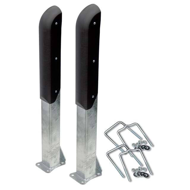 Hot-Dipped Galvanized Steel High Impact Pontoon Guide On's, Pair