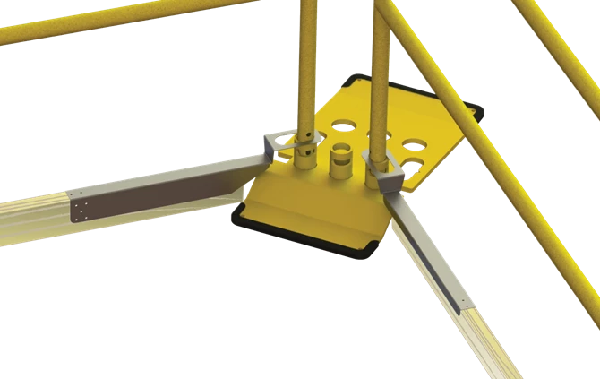 Tie Down 70839 Toe Board Kit for 7-1/2 ft & 5ft. Guardrails, 60 ft. w/ Hardware