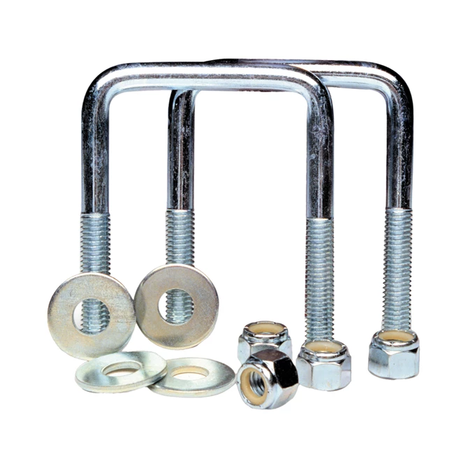 Tie Down 86206 1/2 in.-13 3-1/8 in. 4 in. Zinc Plated Square U-Bolt Kits