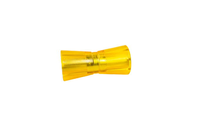 Tie Down 86159 8 in. Amber PVC Keel Roller with 5/8 in. Shaft