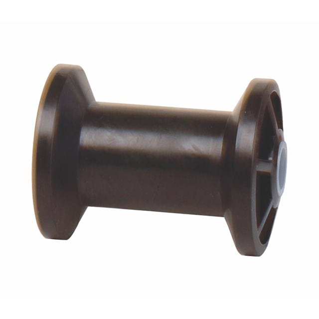 5in. Hull Sav'r Black PVC Spool Type Keel Roller w/ 5/8in. Shaft
