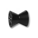 Tie Down 86400 4 in. Black Hull Sav'r PVC Bow Roller with 1/2 in. Shaft