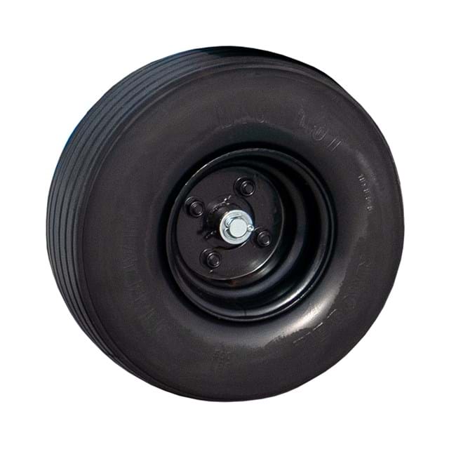 18 in. Flat-Free Replacement Wheel/ Tire  30 lbs. | Ribbed Tread