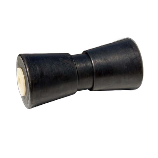 5 in. Rubber Keel Roller - Center Guided 5/8 in. Shaft
